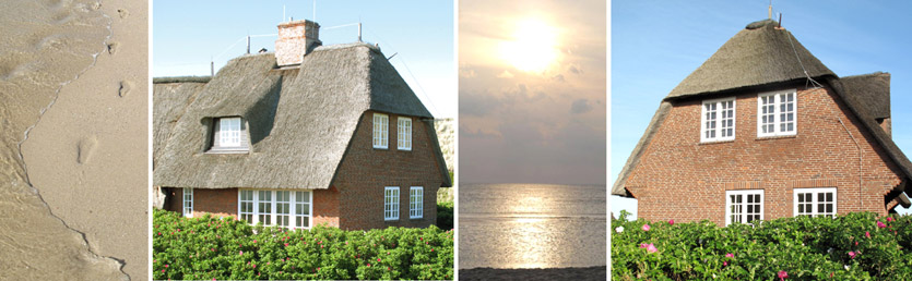 Strandspaziergang / Haus Sander  Terassenansicht / Wolkenspiel